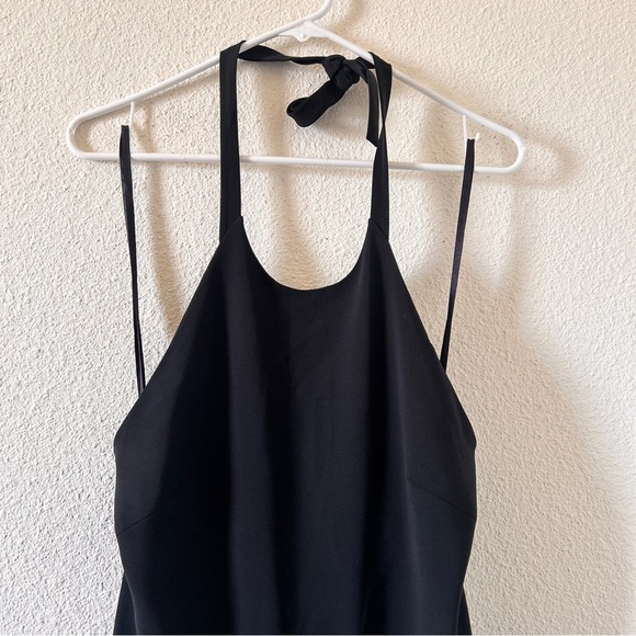 Banana Republic Halter Skort Romper Women’s 4 Black Party Dressy Date Classy - Picture 3 of 10